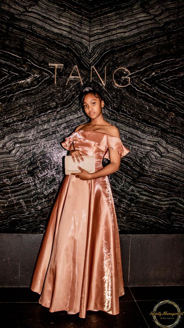 Brilliant Rose Gold Dress – Vanessa Clothing