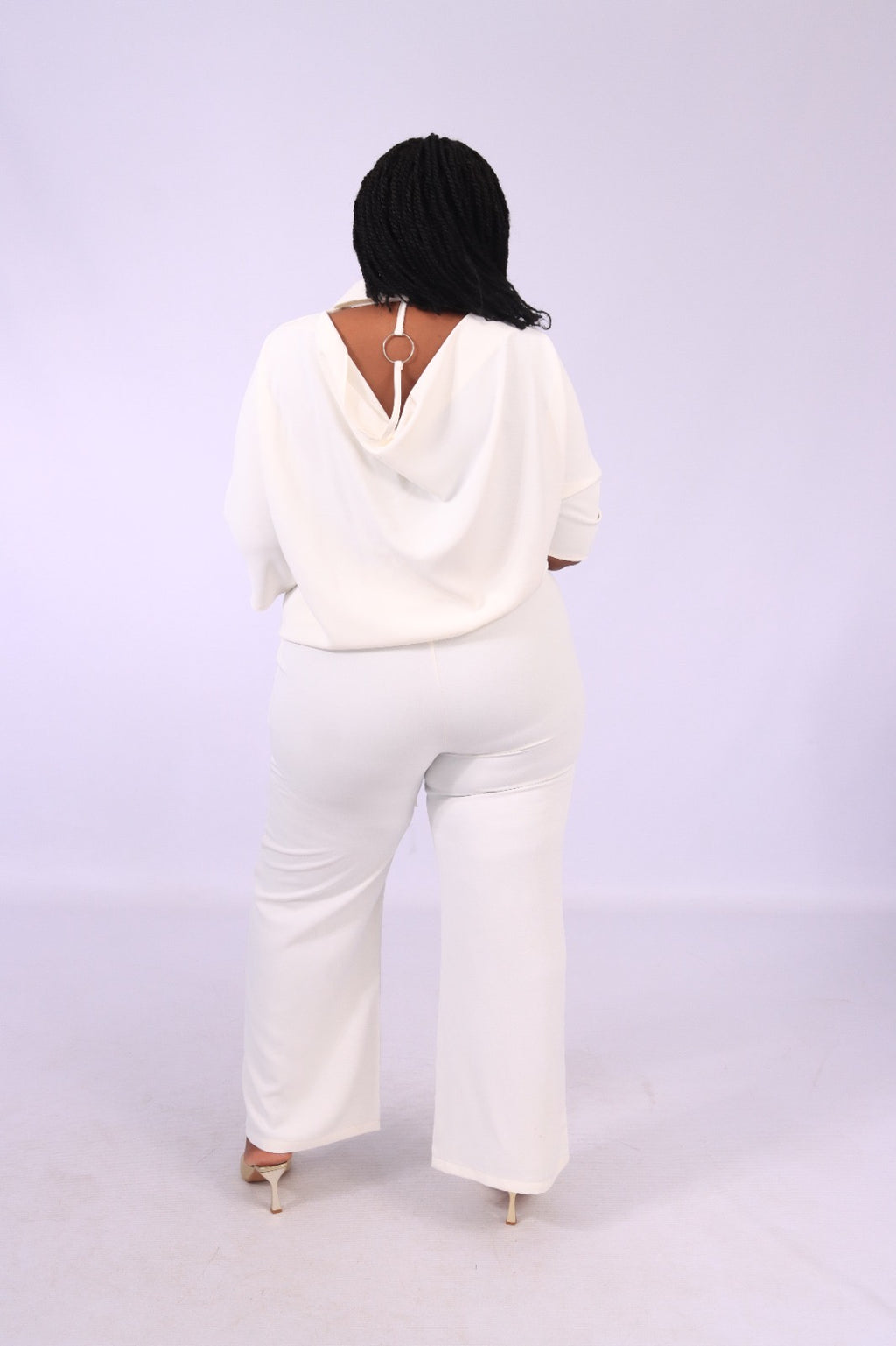 White 2 piece outfit