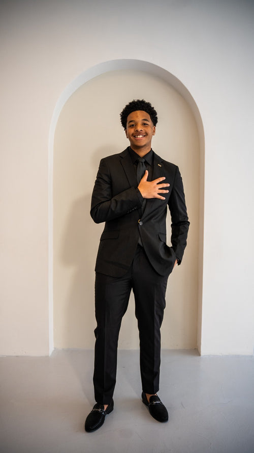 3 piece Black suit