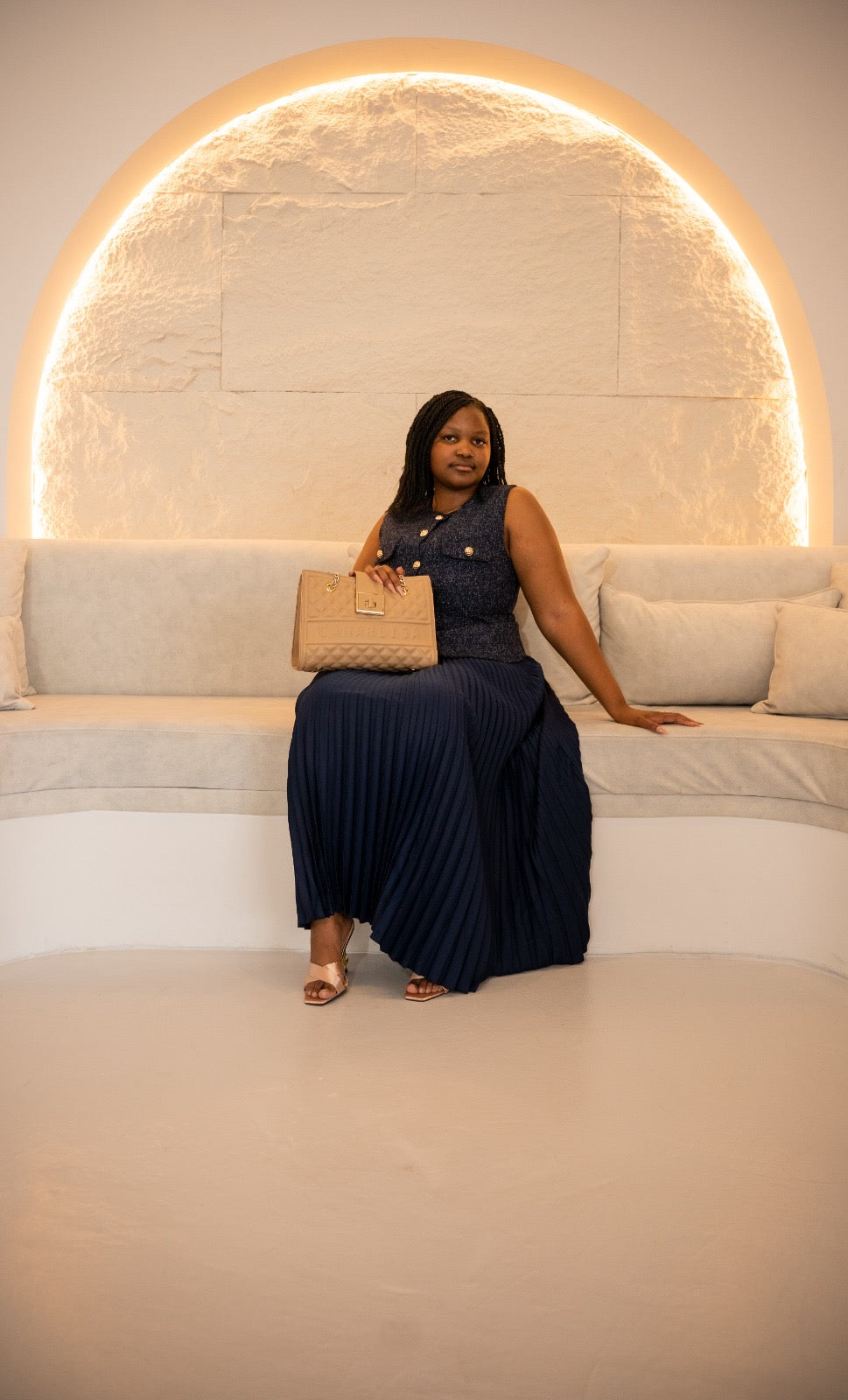 Navy blue 2 piece set