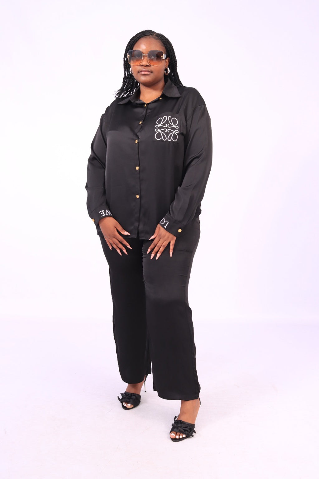 Black 2 piece outfit