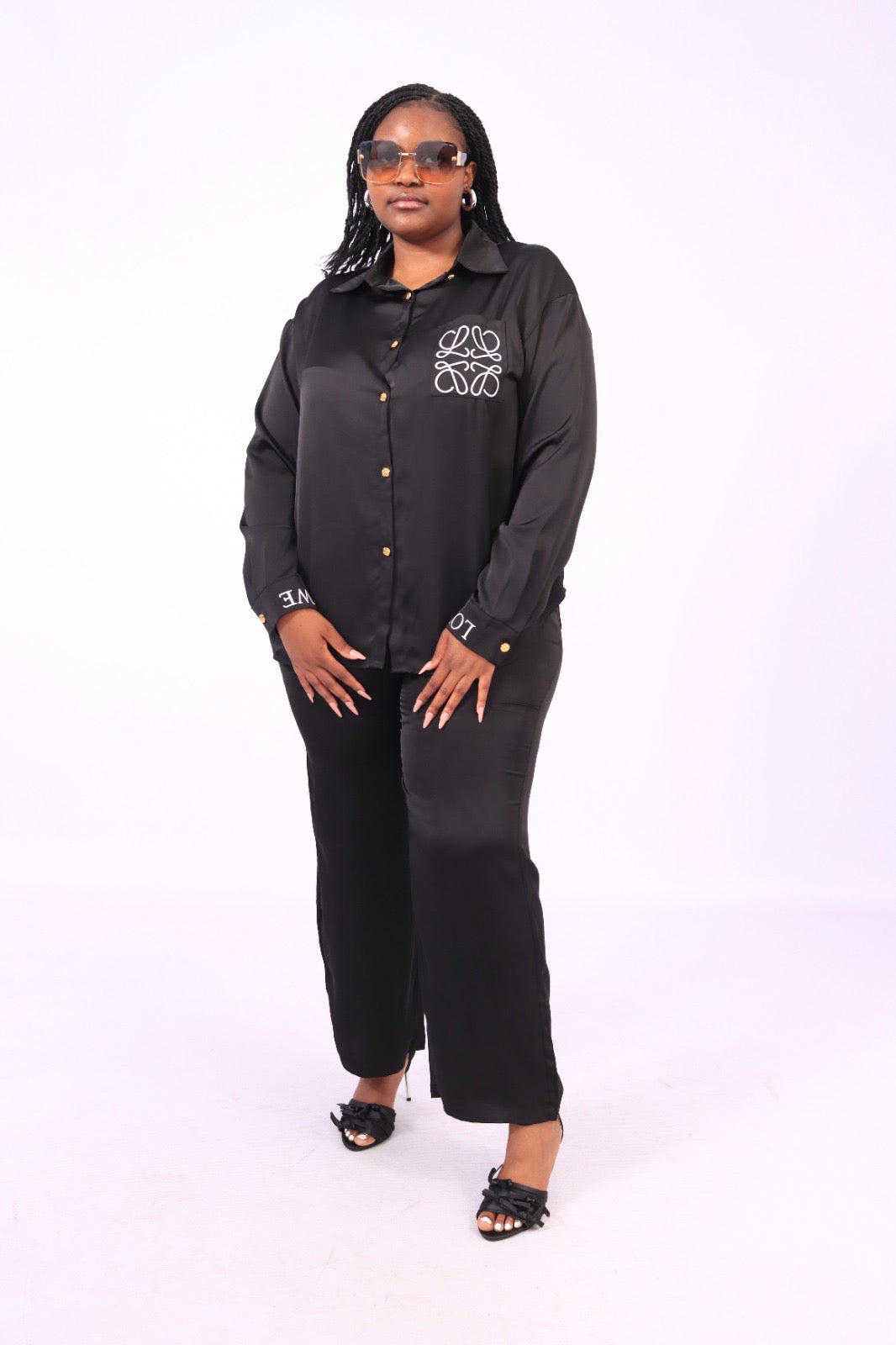 Black 2 piece outfit