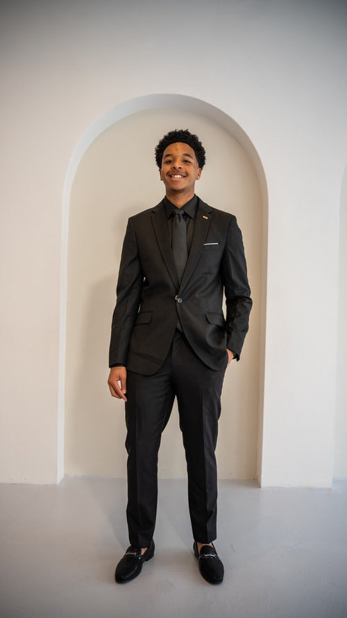 3 piece Black suit