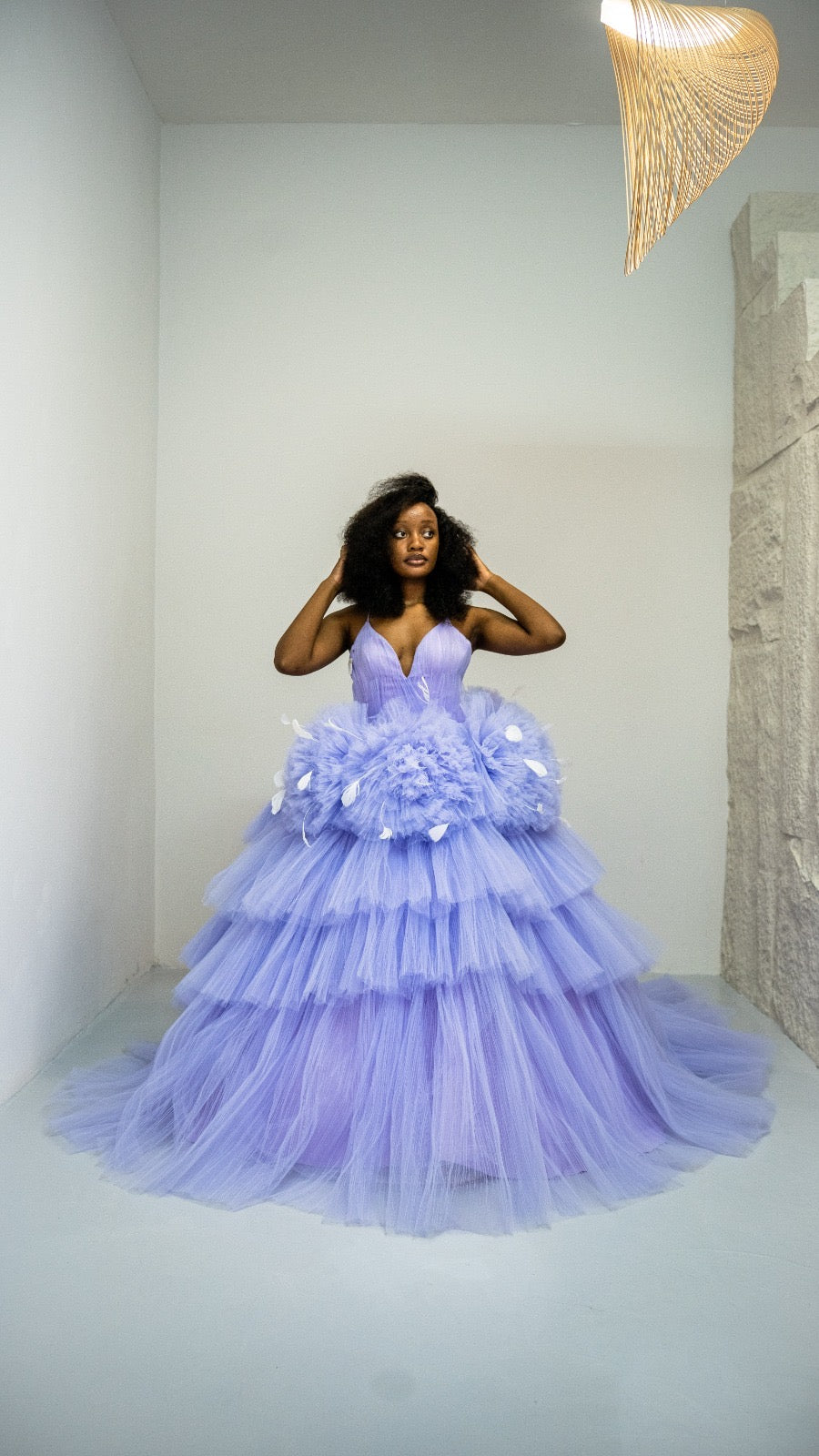 Lilac gown