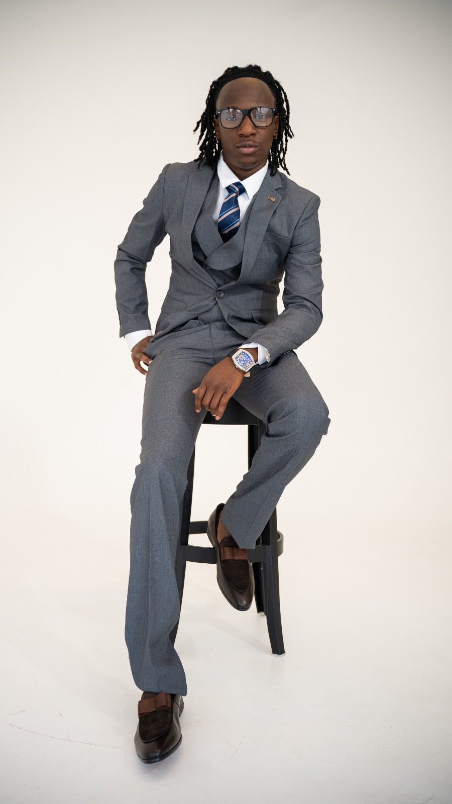 Grey 3 piece suit