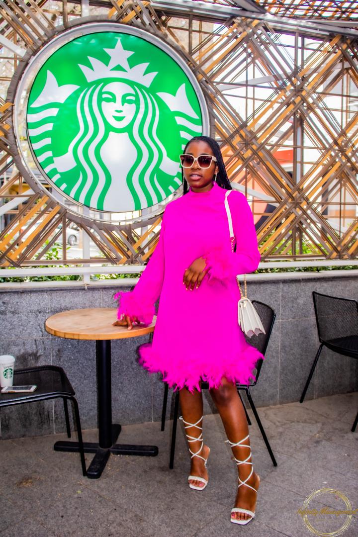 Pink Ladies occasion Dress