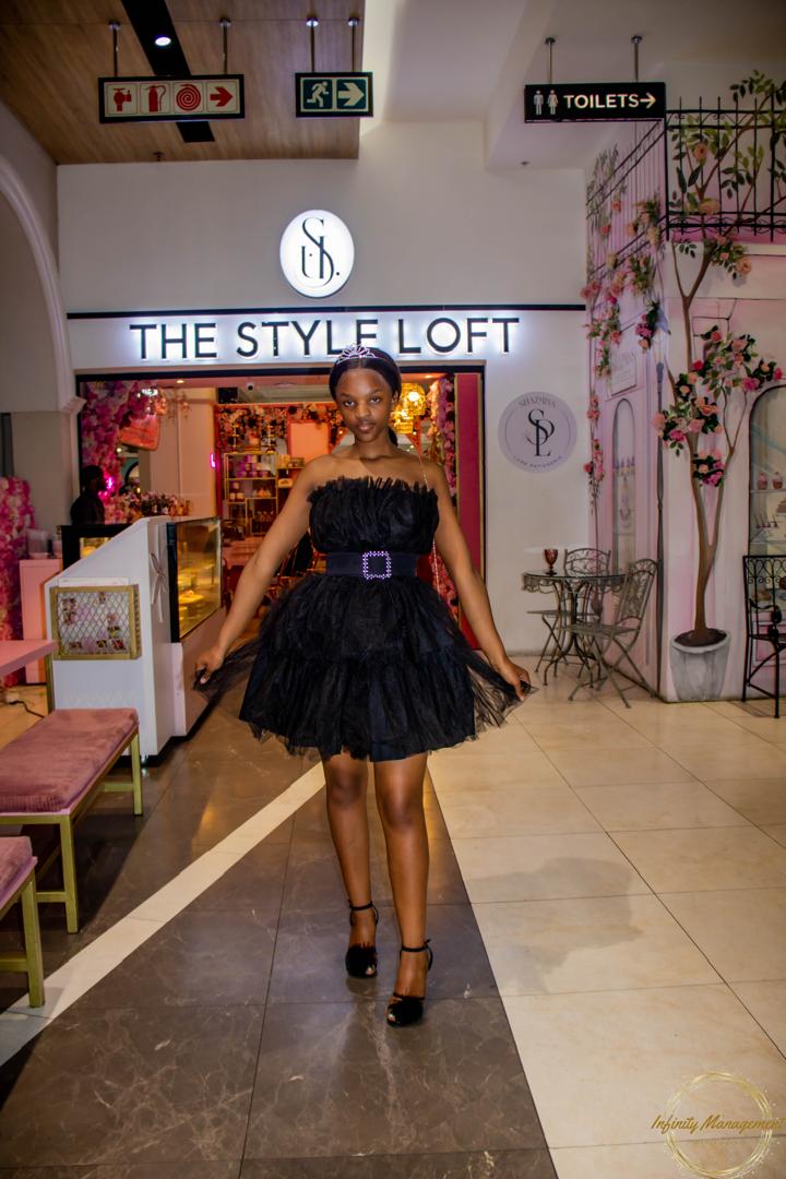 Short Black ladies Occasion Dress