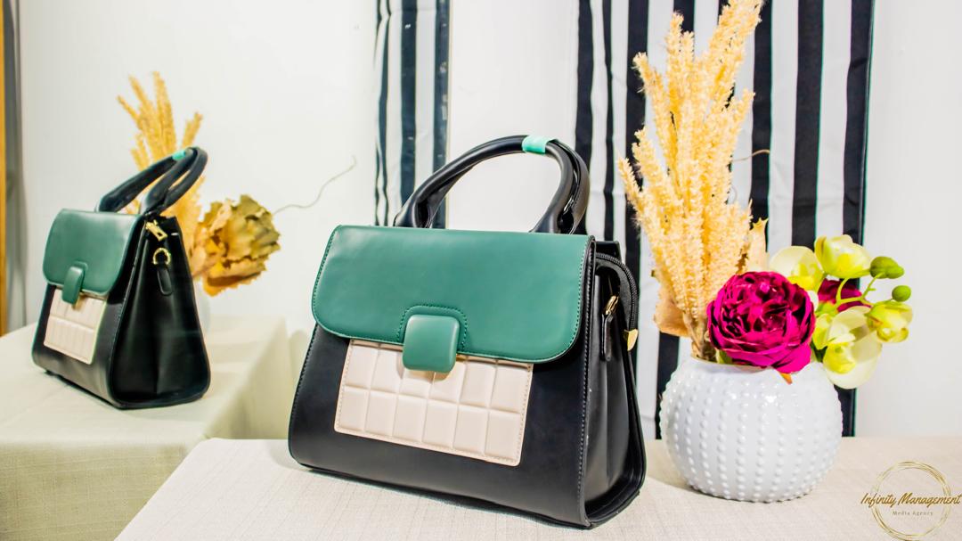 Black and Green Handbag