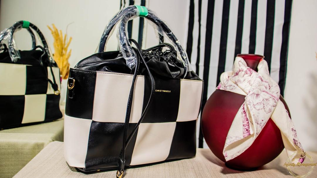 Checkered ladies Handbag