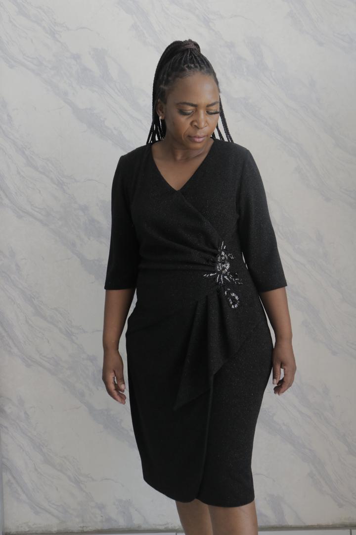 Black ladies Occasional Dress